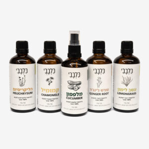 5 בקבוקים של הידרוסולים לכלבים