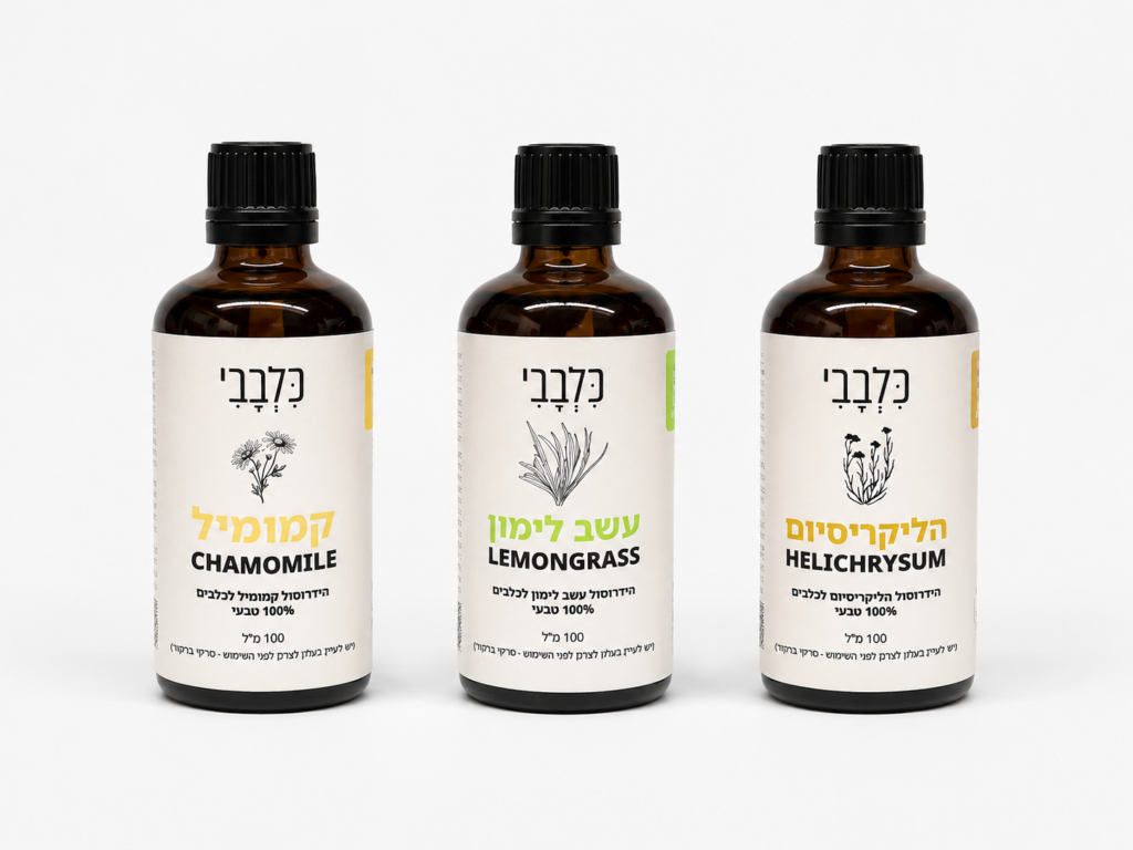 מארז הידרוסולים עזרה ראשונה לכלבים